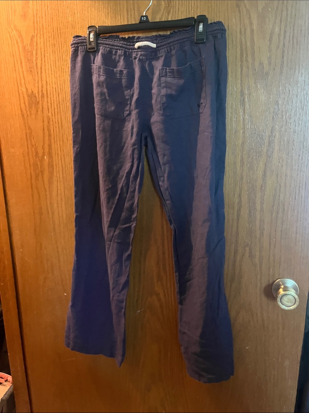 Navy Drawstring Pants - Picture 5 of 8
